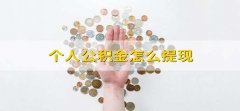 个人公积金怎么提现 个人公积金怎样提现