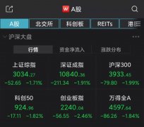 沪指是什么（A股集体低开！沪指大跌1.71%考验3000点）