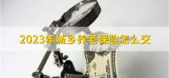 2023年城乡养老保险怎么交，有以下三种方式