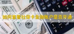 如何查看社保卡金融账户是否开通，有以下六步