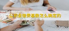 公积金缴费基数怎么确定的，根据职工上一年月平均工资计算